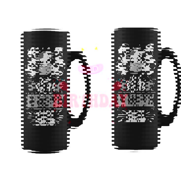 Sister Of The Birthday Girl Cow Family Matching 1St Birthday Coffee Mug