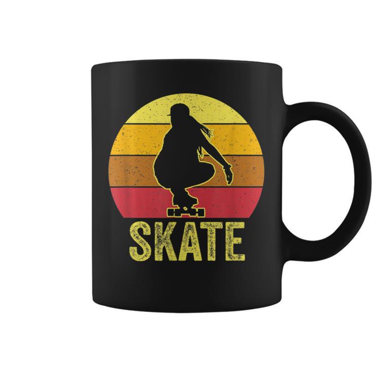 Skater Girl Para Niñas Es Skateboard Skateboard Taza de café