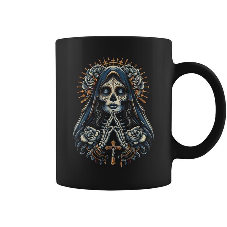 Skull Santa Muerte Christian Tassen