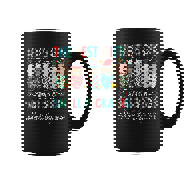 Small Packages Mother Baby Nurse Christmas Mom Baby Nurse Coffee Mug