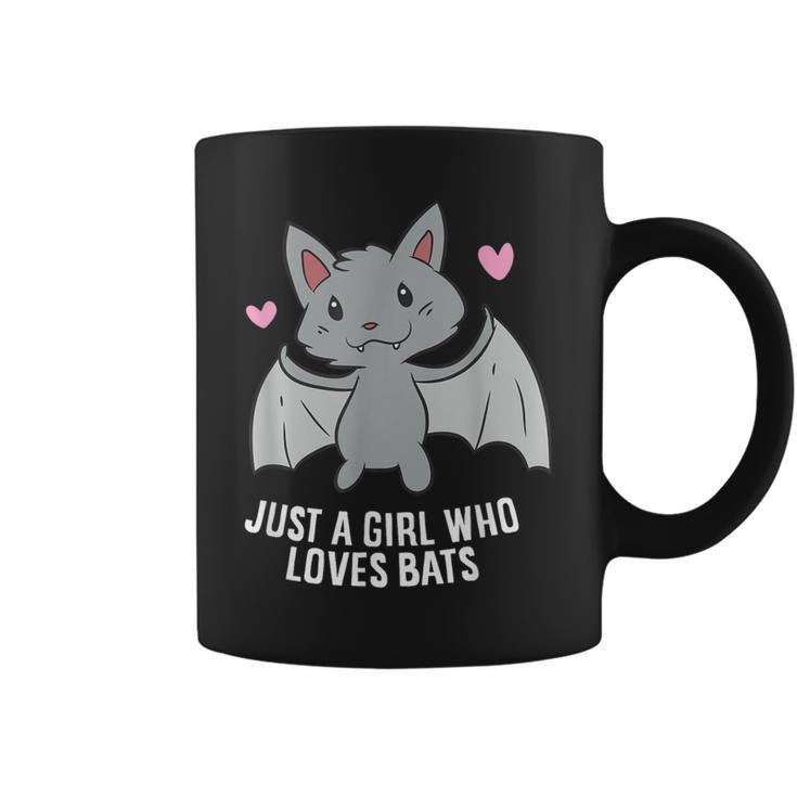 Sólo Una Chica Que Ama A Los Murciélagos Taza de café