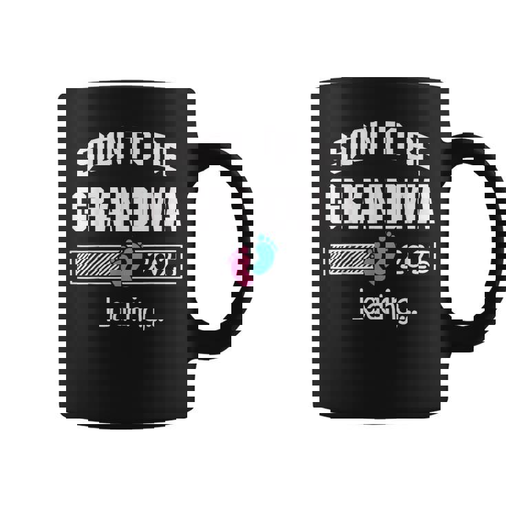 Soon To Be Grandma 2025 Loading Promoted To Grandma Apparel Coffee Mug