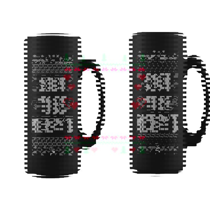 Soon To Be Merry'd Engaged Couples Matching Ugly Christmas Coffee Mug