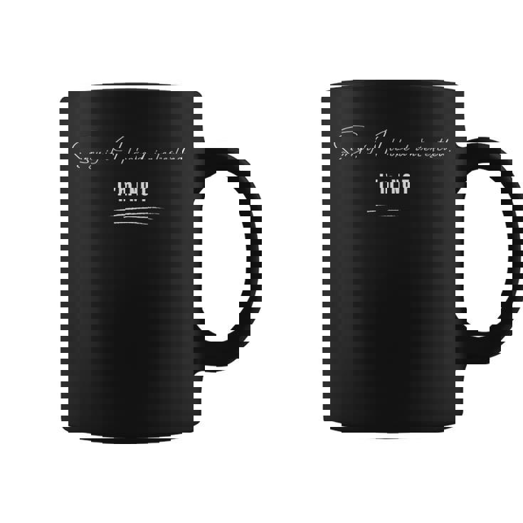 Sorry If I Looked Interested I'm Not Dictons Drôles Tasse