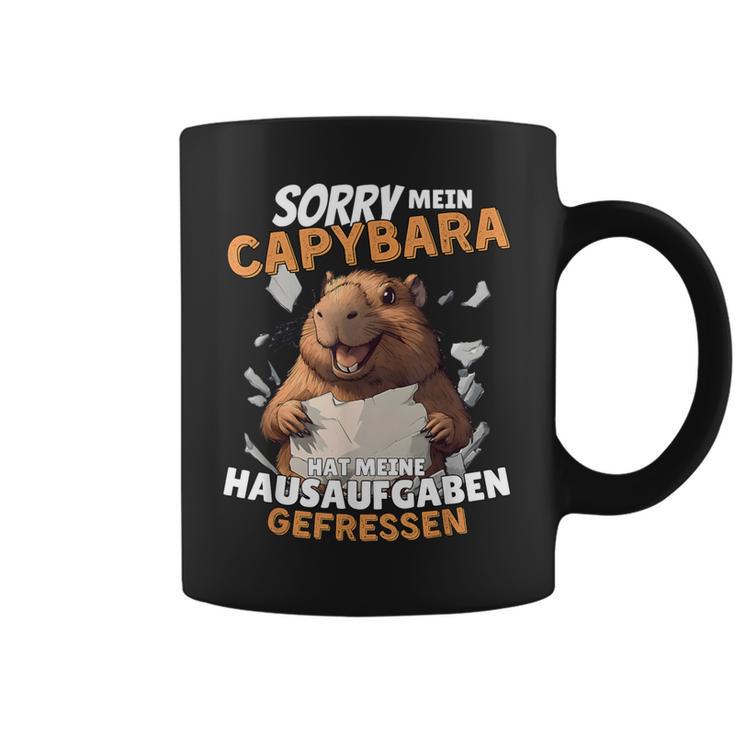 Sorry Mein Capybara Hat Meine Hausaufgaben Gefressen Tassen