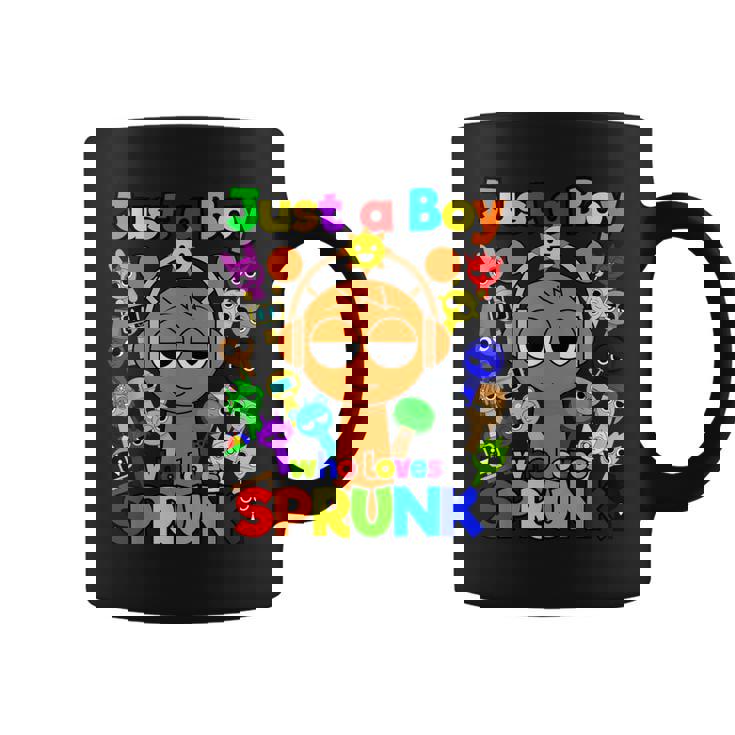 Sprunki Boys Oren Just A Boy Who Loves Sprunki Taza de café