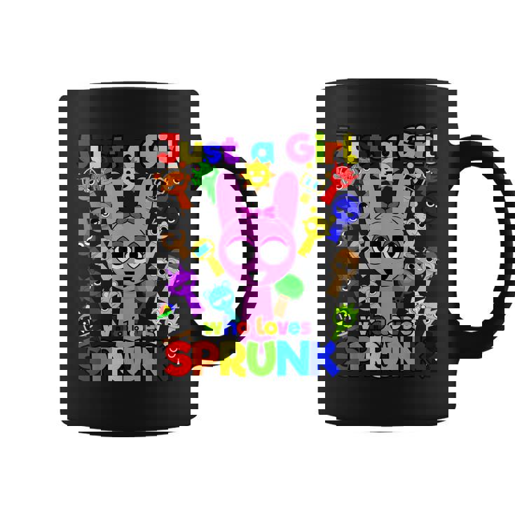 Sprunki Girls Fan Just A Girl Who Loves Sprunki Beats Taza de café