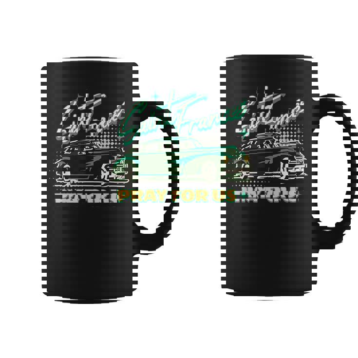 St Frances Of Rome Patron Saint Of Drivers Driving Catholic Graphic Print Coffee Mug