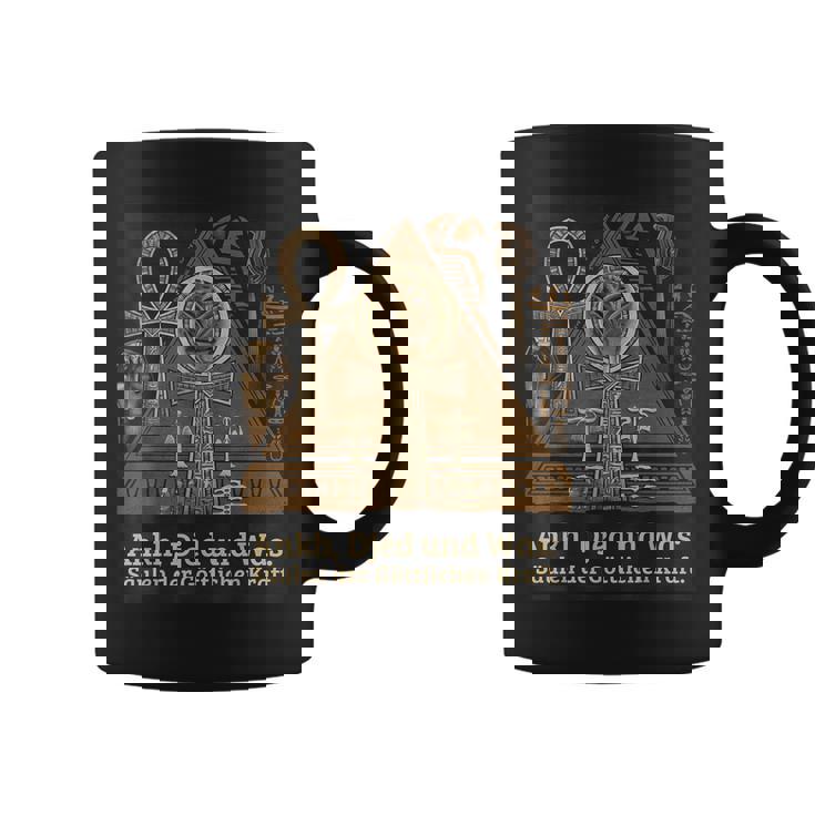Symboles Égyptiens Antiques Ankh Djed Was Tasse