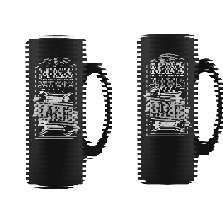 Taller Garaje Mecánico Estoy En El Garaje Ingeniero Mecánico Taza de café