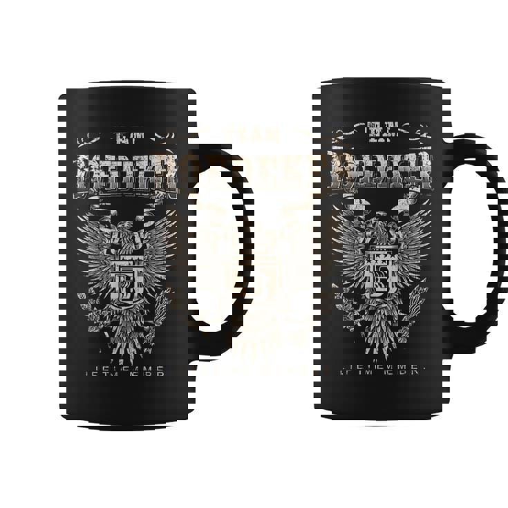 Team Boedeker Family Name Lifetime Member Graphic Print Coffee Mug