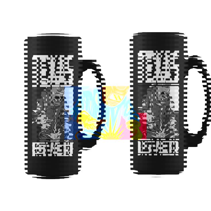 Texas Best Welder Ironsmith Texan Flag Soudage Tasse