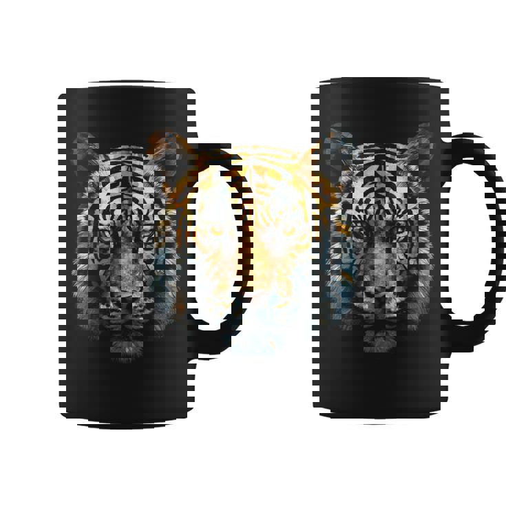 Tigre Animal Arte Diseño Tigre Taza de café