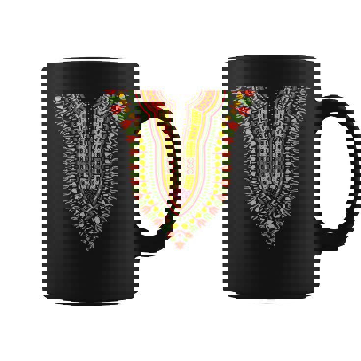 Traditional Tribal Dashiki Pride Attire Kente African Print Coffee Mug