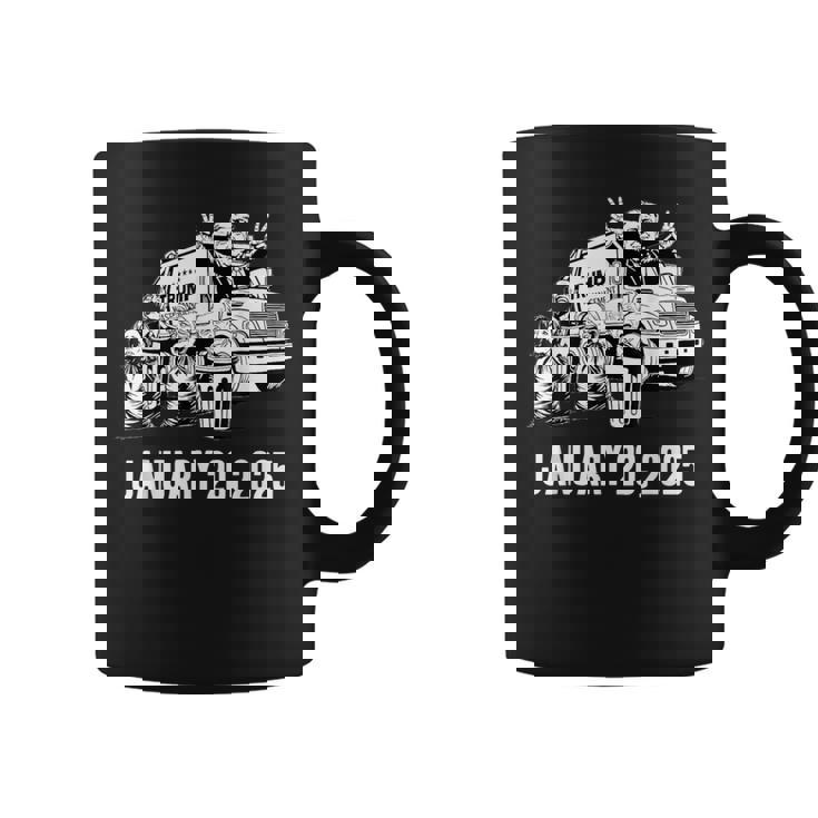 Trump Garbage Truck Waste Manaent Inauguration Day 2025 Coffee Mug