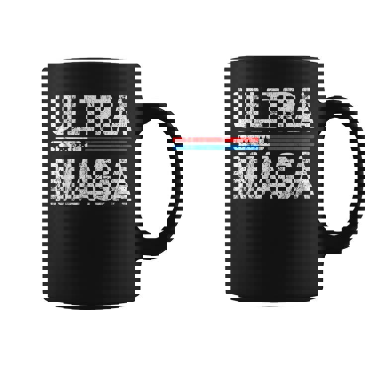 Ultra Maga Orgulloso Diseño De Partidario De Ultra-Maga Trump Orgulloso Taza de café