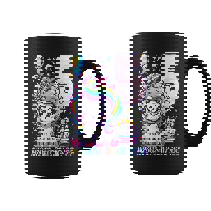 Unicorn 5Th Birthday 5 Year Old Unicorn Party Girls Outfit Coffee Mug