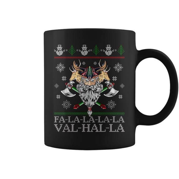 Viking Santaiking Christmas Jumper Falalalaalhalla S Tassen