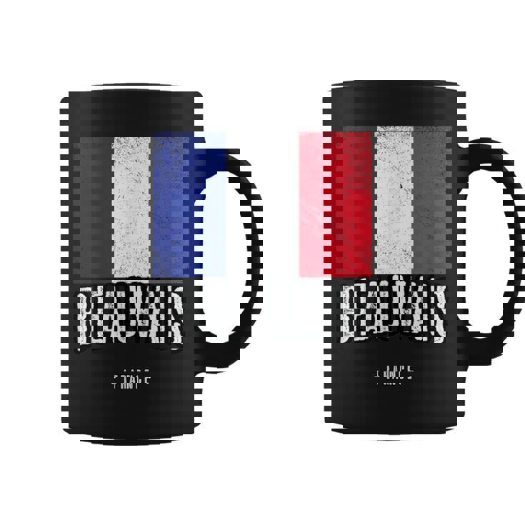 Ville De Beauvais France Fr Drapeau Français Tasse