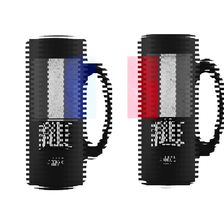 Ville De Maule France Fr Drapeau Français Tasse
