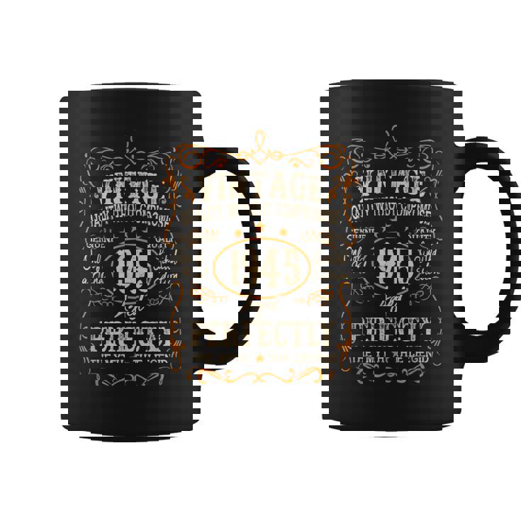 Vintage 1945 80Th Birthday 80 Year Old For Women Taza de café