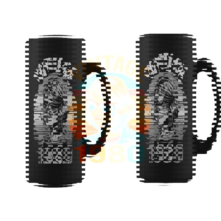 Vintage 1980 45 Años Cumpleaños Regalo Made In 1980 Taza de café