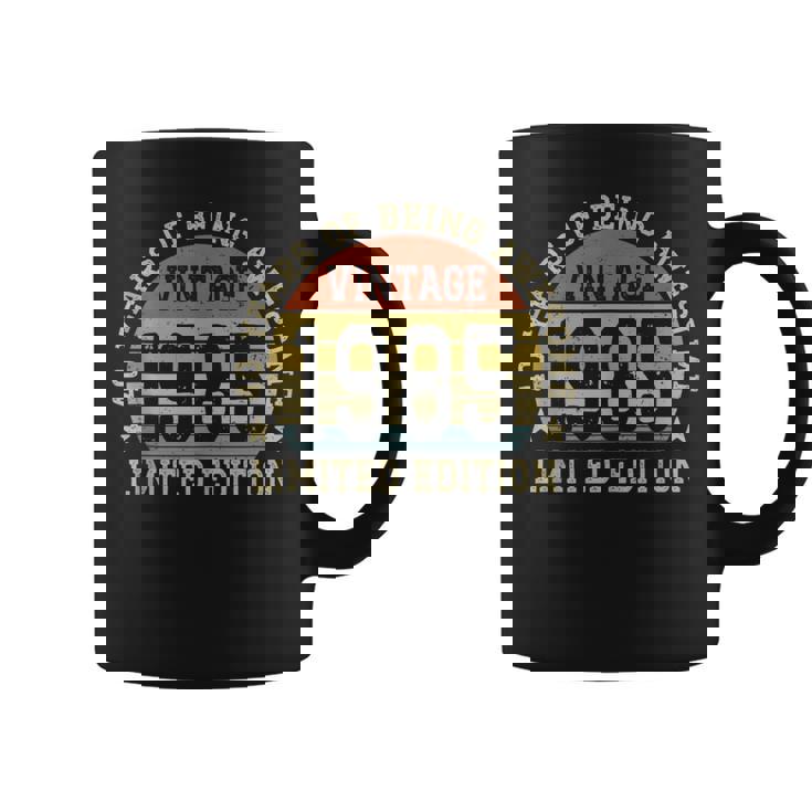 Vintage 1985 Edición Limitada 40 Años 40 Cumpleaños Sin Mangas Taza de café