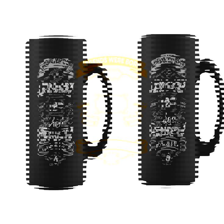 Vintage 40Th Birthday Legends Were Born In January 1985 Coffee Mug