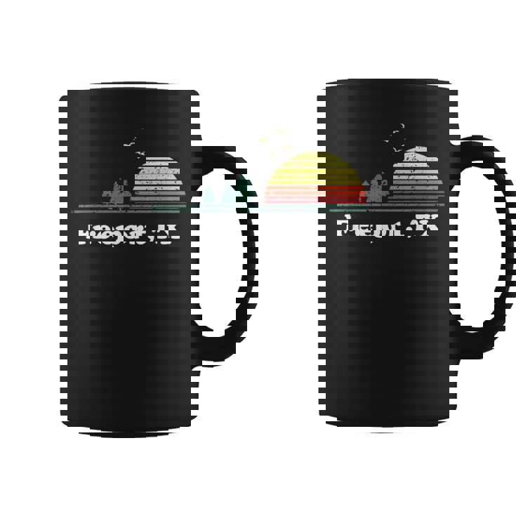 Vintage Freeport Texas Home Souvenir Print Graphic Print Coffee Mug