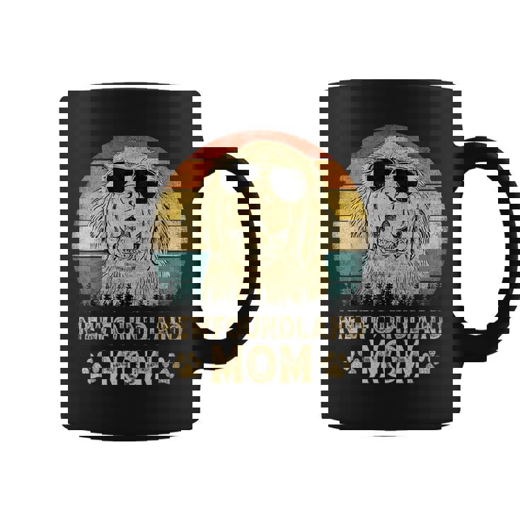 Vintage Newfoundland Mom Dog Lovers Mother's Day Coffee Mug