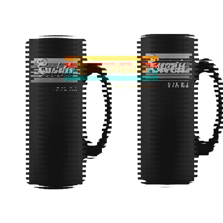 Vintage Sunset Stripes Coachella California Graphic Print Coffee Mug