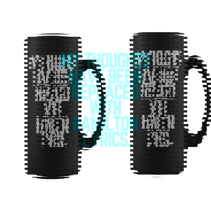 Vintage Historic Hamilton Quote Kids Graphic Print Coffee Mug
