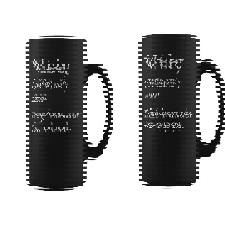 Vintage Whiskey Drinkers Definition Of Whisky Taza de café