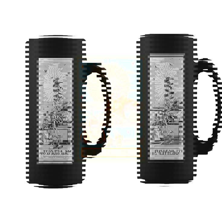 The Volleyball Mom Skeleton Tarot Card Game Day Mother's Day Coffee Mug