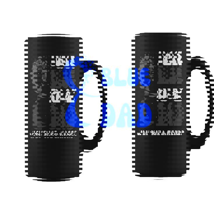 I Wear Blue For My Dad Victim's Rights Awareness Ribbon Graphic Print ...