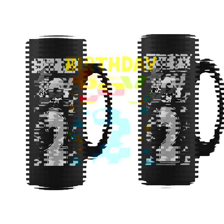 Western Family Birthday Boy 2 Cowboy 2Nd Birthday Coffee Mug