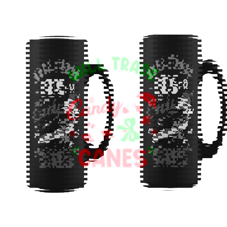 Will Trade Kids For Candy Canes Dad Mom Christmas Xmas Graphic Print Coffee Mug