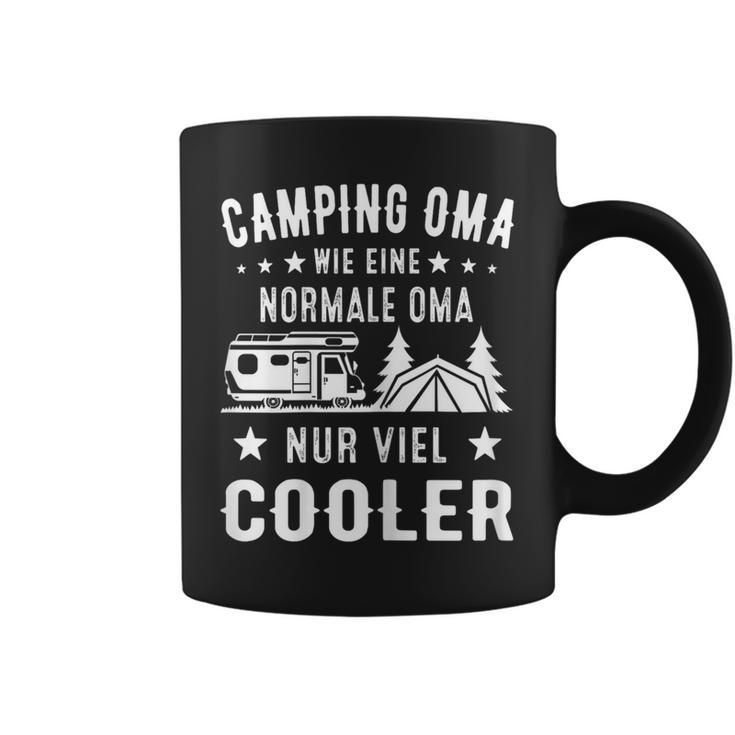 Women's Camping Grandma Wie Eine Normal Oma Nuriel Cooler Tassen