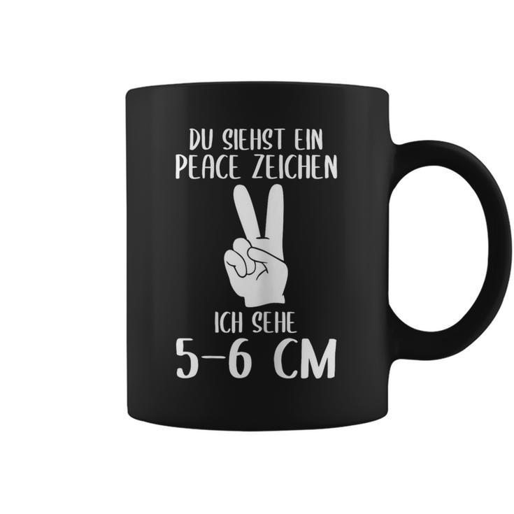 Women's Du Sieht Eine Peace Zeichen Ich Sehe 5-6 Cm Midwife S Tassen