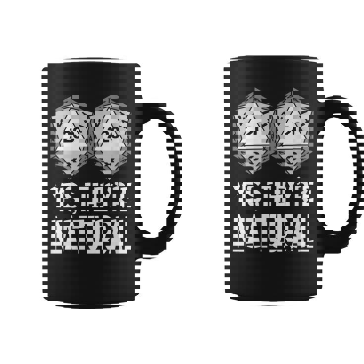 Yes Are Natural Juego De Rol De Humor De Cuello Taza de café