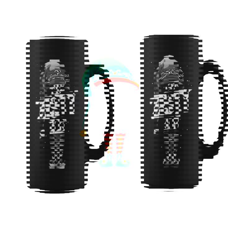 Zesty Elf Christmas Group Xmas Pajama Party Graphic Print Coffee Mug