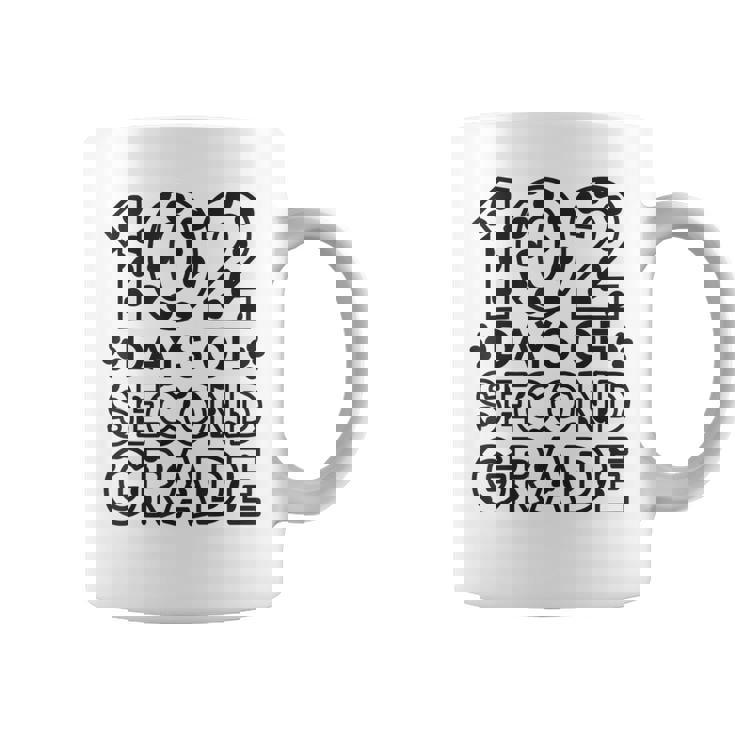 102 Day Of 2Nd Grade Dalmatian Dog Lovers Student Or Teacher Coffee Mug