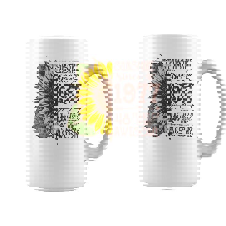 1977 Sunflower Sunshine 2025 Coffee Mug