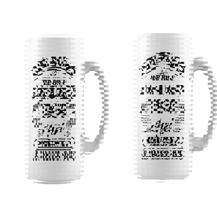 40Th Birthday Legends Born In January 1984 40 Years Old Coffee Mug