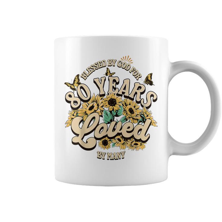 Floral 101 Years Old 101St Birthday 101 Years Loved Coffee Mug - Monsterry