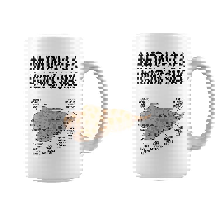 Anatomy Of A Hognose Snake Owner Hognose Snake Lover Graphic Print Coffee Mug