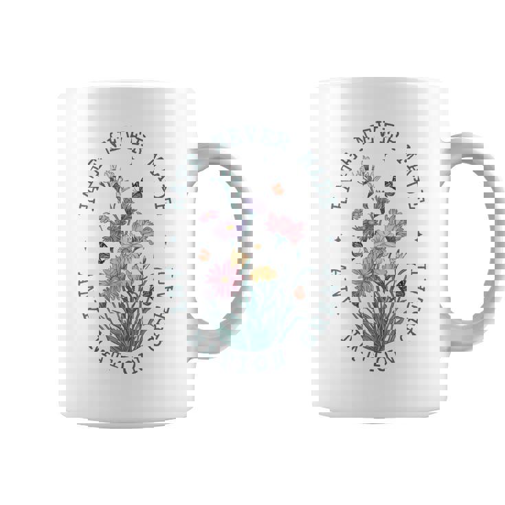 Anti Trump Floral Butterflies Democrat President Liberal Coffee Mug