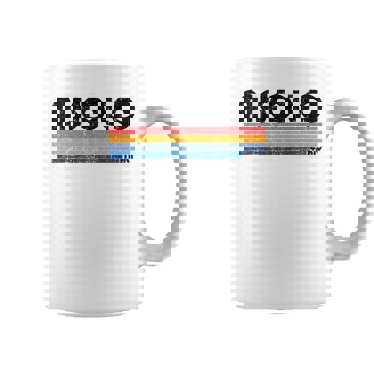 Asolo Italia Retro 70S 80S Style Manga Larga Taza de café