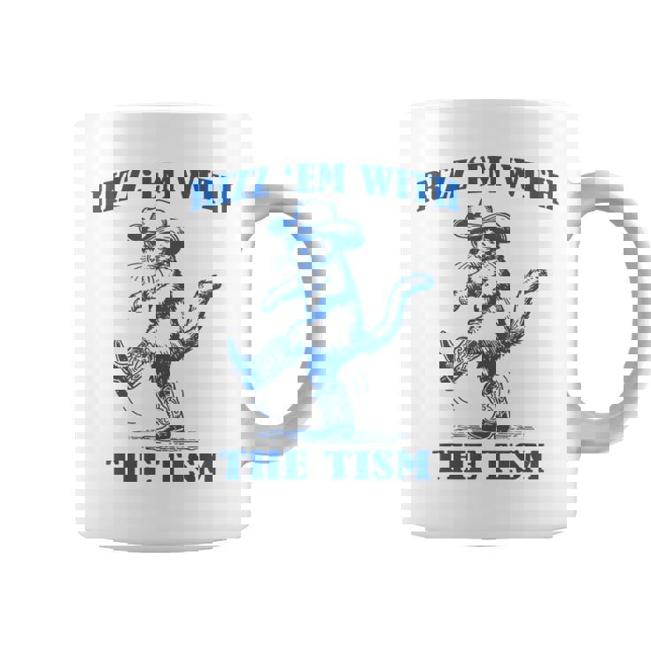 Autism Rizz Em Cat Rizz Em With The Tism Coffee Mug