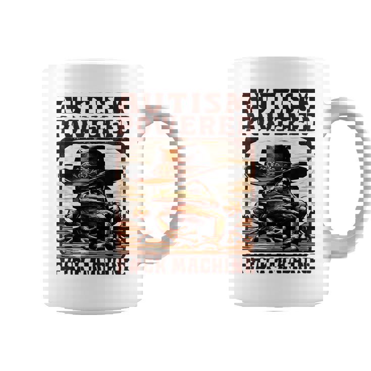 Autism Powered FCk Machine Meme Frog Cowboy Autistic Coffee Mug